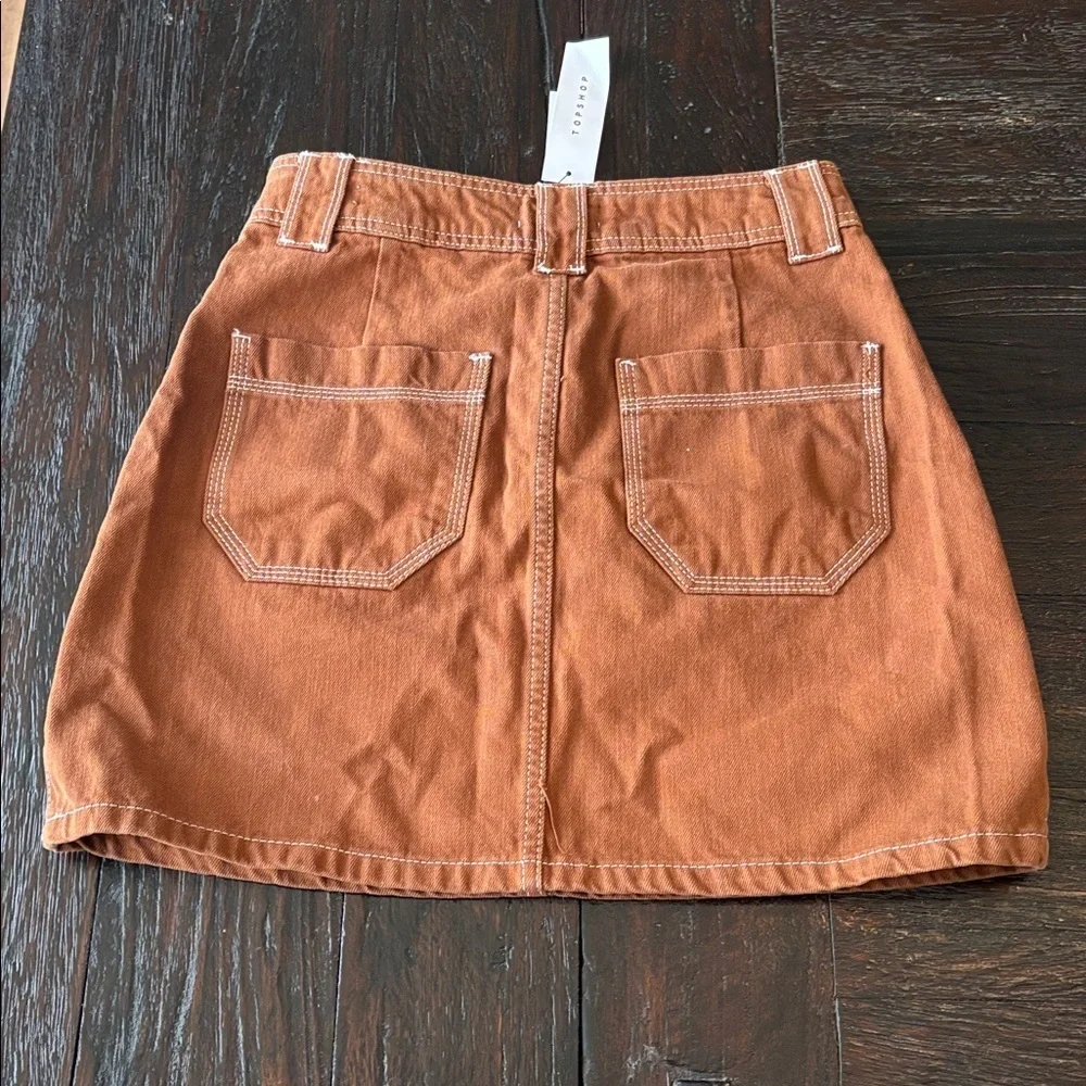 BNWT top shop denim skirt - Picture 3 of 5
